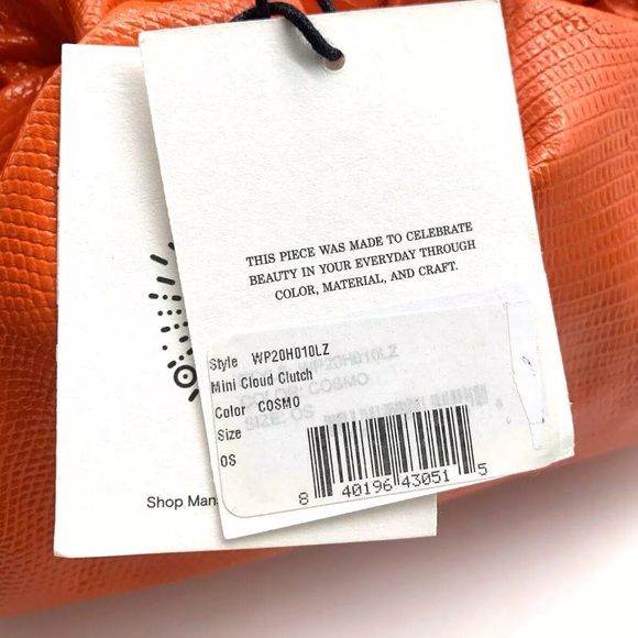 Mansur Gavriel Mini Cloud Lizard Embossed Leather Clutch - Picture 6 of 6